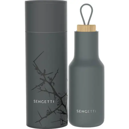 Andy Cartwright Sengetti Hydra Water Bottle Charcoal Packaging